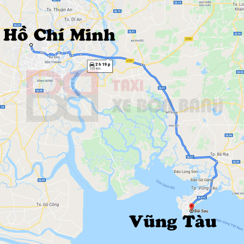 taxi vũng tàu hồ chí minh giá rẻ