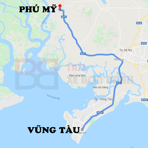 taxi xe dịch vụ vũng tàu phú mỹ giá rẻ