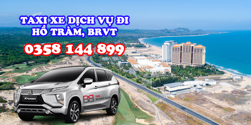 taxi xe dịch vụ từ vũng tàu đi hồ tràm