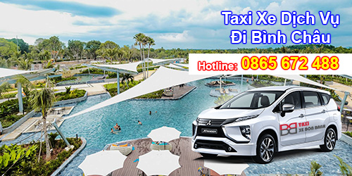 taxi xe dịch vụ từ vũng tàu đi bình châu hồ tràm